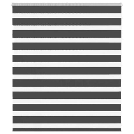 Vidaxx Zebra-Rollo 135x100 cm Stoffbreite 130,9 cm schwarz