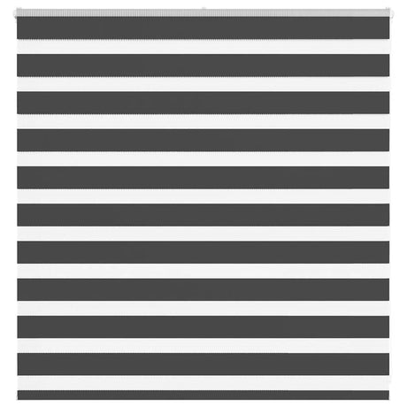 Vidaxx Zebra-Rollo 140x100 cm Stoffbreite 135,9 cm Schwarz