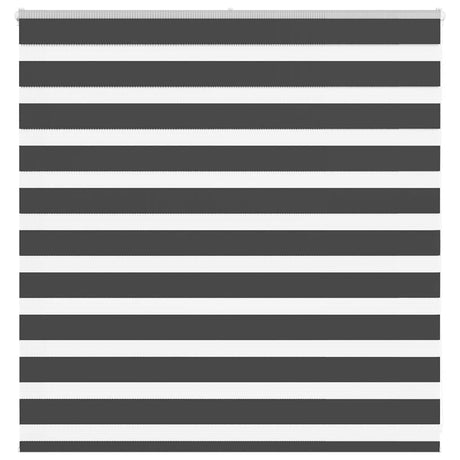 Vidaxx Zebra-Rollo 150x100 cm Stoffbreite 145,9 cm Schwarz
