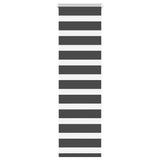 VidaXL Zebra-Rollo 40x150 cm Stoffbreite 35,9 cm Schwarz