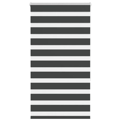 VidaXL Zebra-Rollo 70x150 cm Stoffbreite 65,9 cm Schwarz