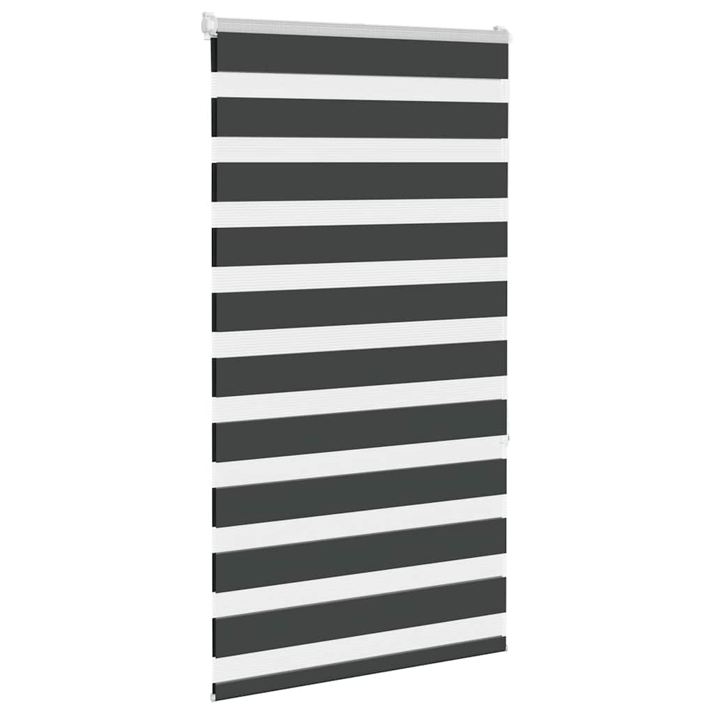 Vidaxx Zebra-Rollo 75x150 cm Stoffbreite 70,9 cm schwarz