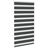 Vidaxx Zebra-Rollo 75x150 cm Stoffbreite 70,9 cm schwarz
