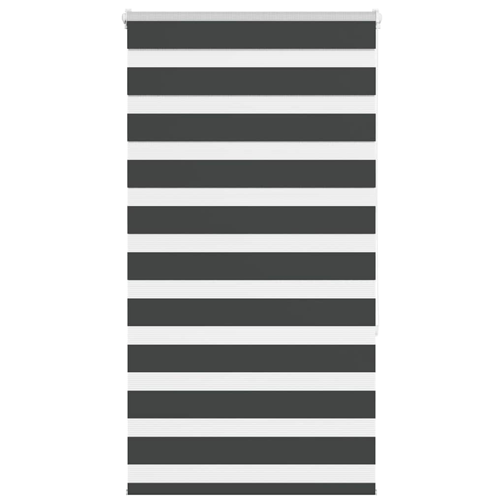 Vidaxx Zebra-Rollo 80x150 cm Stoffbreite 75,9 cm schwarz