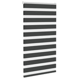 Vidaxx Zebra-Rollo 80x150 cm Stoffbreite 75,9 cm schwarz