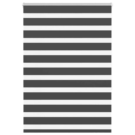 VidaXL Zebra-Rollo 100x150 cm Stoffbreite 95,9 cm Schwarz