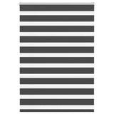 VidaXL Zebra-Rollo 110x150 cm Stoffbreite 105,9 cm Schwarz