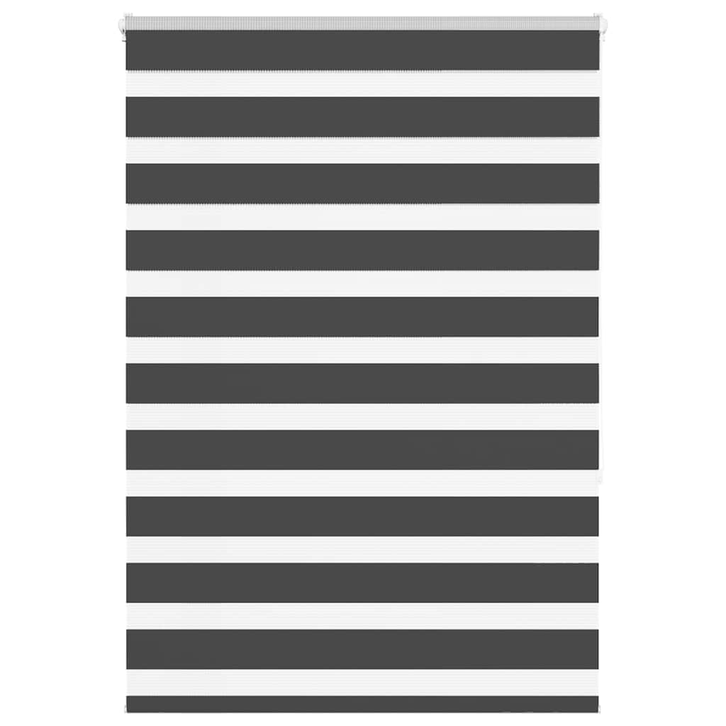 Vidaxx Zebra-Rollo 115x150 cm Stoffbreite 110,9 cm schwarz