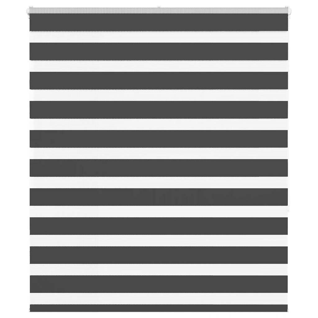 VidaXL Zebra-Rollo 120x150 cm Stoffbreite 115,9 cm Schwarz
