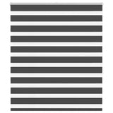 VidaXL Zebra-Rollo 135x150 cm Stoffbreite 130,9 cm Schwarz