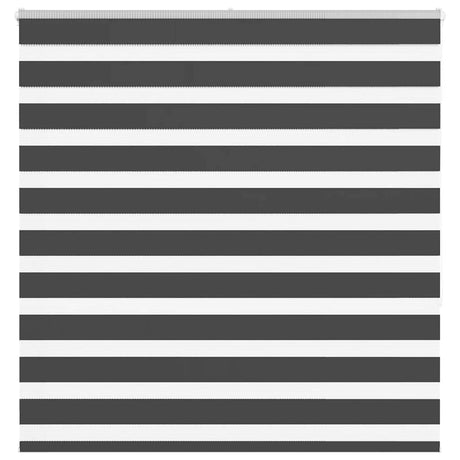 VidaXL Zebra-Rollo 145x150 cm Stoffbreite 140,9 cm Schwarz
