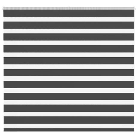 VidaXL Zebra-Rollo 155x150 cm Stoffbreite 150,9 cm Schwarz