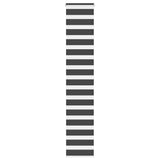 VidaXL Zebra-Rollo 40x200 cm Stoffbreite 35,9 cm Schwarz