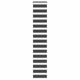 VidaXL Zebra-Rollo 50x200 cm Stoffbreite 45,9 cm Schwarz