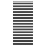 VidaXL Zebra-Rollo 115x200 cm Stoffbreite 110,9 cm Schwarz
