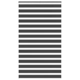 VidaXL Zebra-Rollo 125x200 cm Stoffbreite 120,9 cm Schwarz