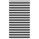 VidaXL Zebra-Rollo 135x200 cm Stoffbreite 130,9 cm Schwarz