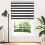 VidaXL Zebra-Rollo 140x200 cm Stoffbreite 135,9 cm Schwarz