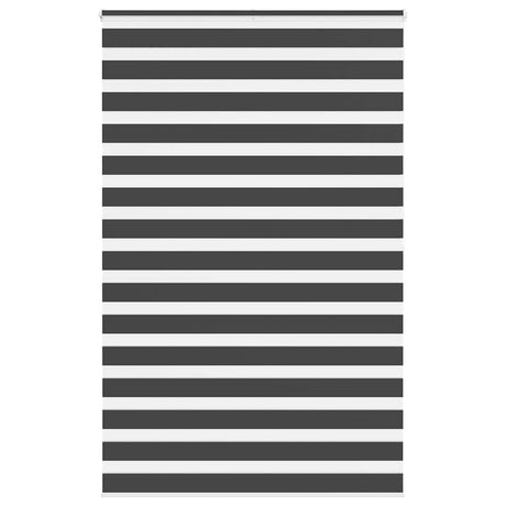 VidaXL Zebra-Rollo 150x200 cm Stoffbreite 145,9 cm Schwarz