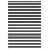 VidaXL Zebra-Rollo 160x200 cm Stoffbreite 155,9 cm Schwarz