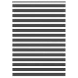 VidaXL Zebra-Rollo 165x200 cm Stoffbreite 160,9 cm Schwarz