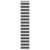 VidaXL Zebra-Rollo 45x230 cm Stoffbreite 40,9 cm Schwarz