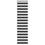 VidaXL Zebra-Rollo 55x230 cm Stoffbreite 50,9 cm Schwarz