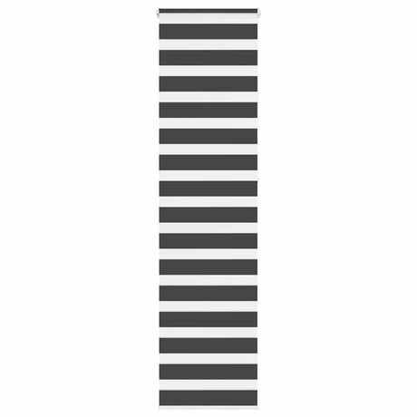 VidaXL Zebra-Rollo 55x230 cm Stoffbreite 50,9 cm Schwarz