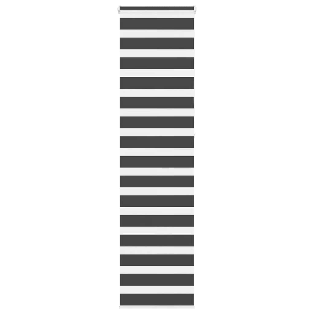 VidaXL Zebra-Rollo 60x230 cm Stoffbreite Schwarz 55,9 cm