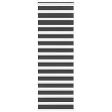 VidaXL Zebra-Rollo 70x230 cm Stoffbreite 65,9 cm Schwarz