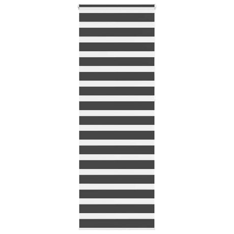 VidaXL Zebra-Rollo 70x230 cm Stoffbreite 65,9 cm Schwarz