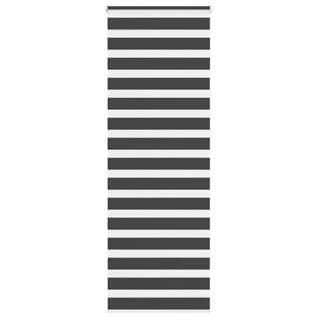VidaXL Zebra-Rollo 75x230 cm Stoffbreite 70,9 cm Schwarz