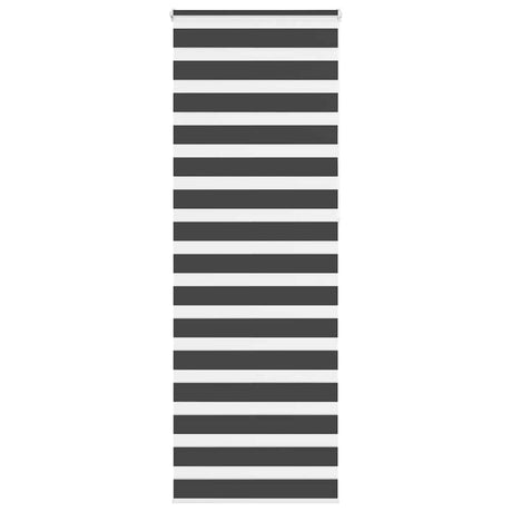 VidaXL Zebra-Rollo 80x230 cm Stoffbreite 75,9 cm Schwarz