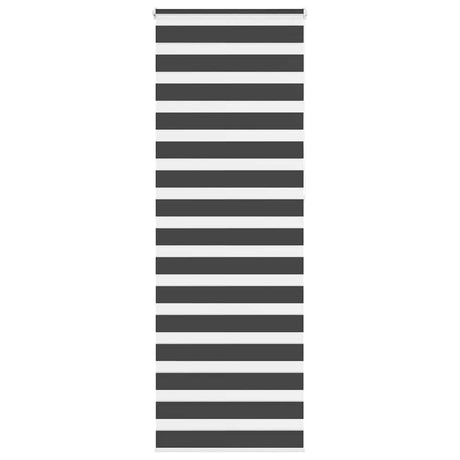 Vidaxx Zebra-Rollo 85x230 cm Stoffbreite 80,9 cm Schwarz
