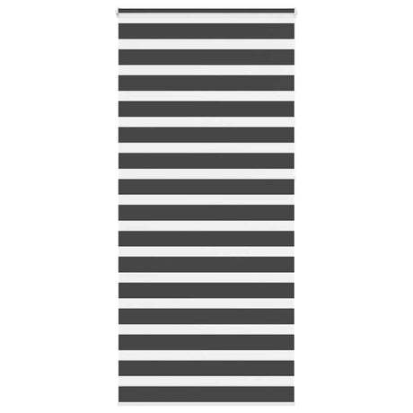 Vidaxx Zebra-Rollo 95x230 cm Stoffbreite 90,9 cm Schwarz