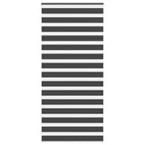 VidaXL Zebra-Rollo 100x230 cm Stoffbreite 95,9 cm Schwarz