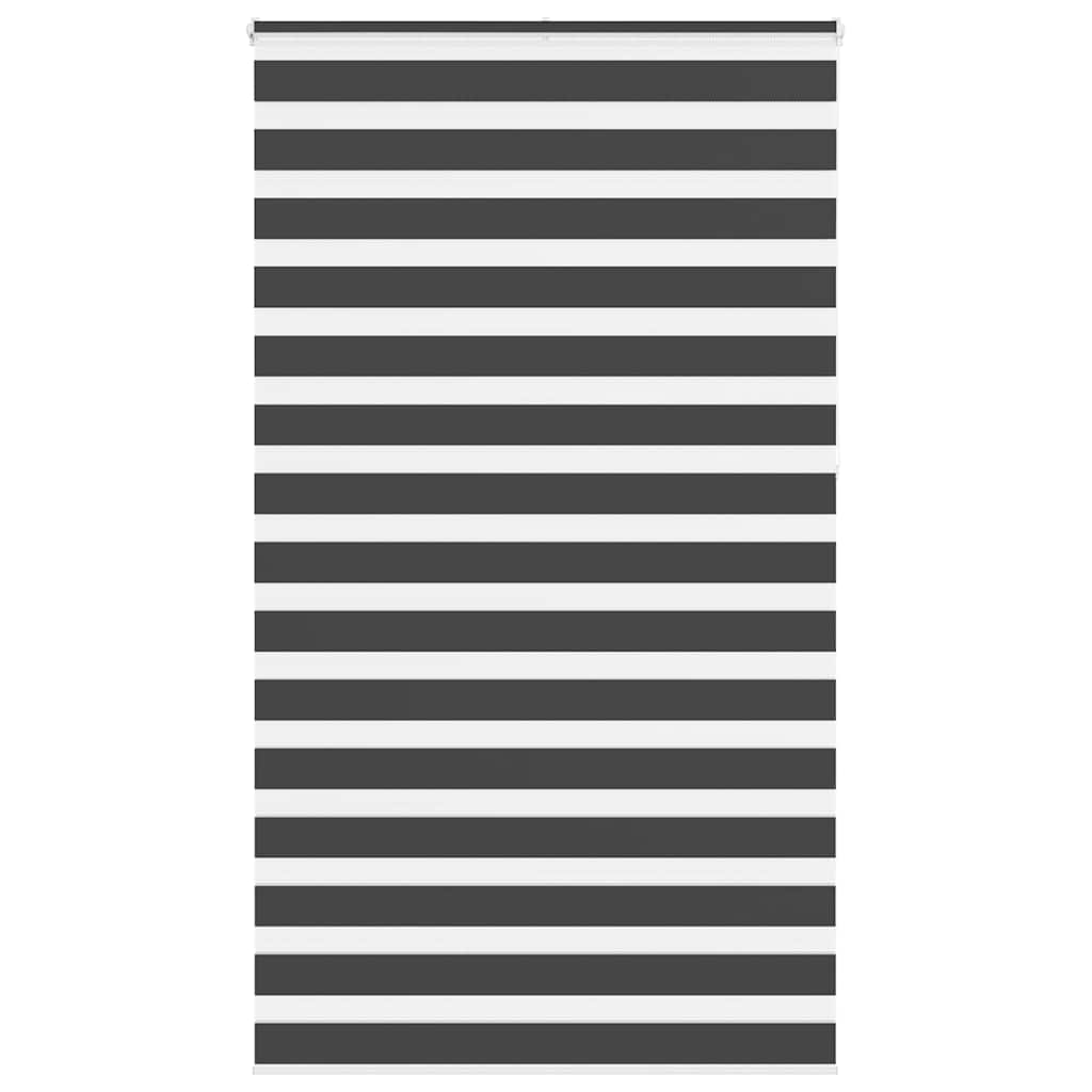 VidaXL Zebra-Rollo 120x230 cm Stoffbreite 115,9 cm Schwarz