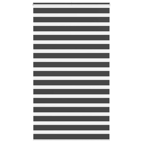 VidaXL Zebra-Rollo 120x230 cm Stoffbreite 115,9 cm Schwarz
