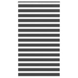 VidaXL Zebra-Rollo 125x230 cm Stoffbreite 120,9 cm Schwarz