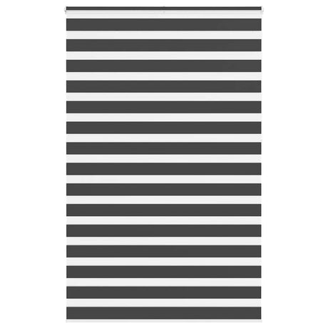 VidaXL Zebra-Rollo 145x230 cm Stoffbreite 140,9 cm Schwarz