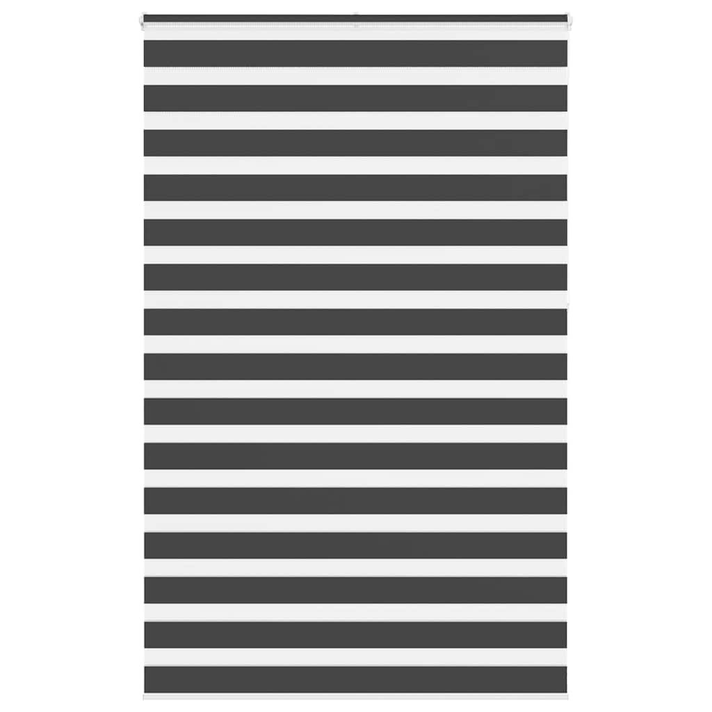 VidaXL Zebra-Rollo 150x230 cm Stoffbreite 145,9 cm Schwarz