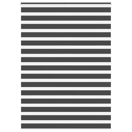 Vidaxx Zebra-Rollo 155x230 cm Stoffbreite 150,9 cm schwarz