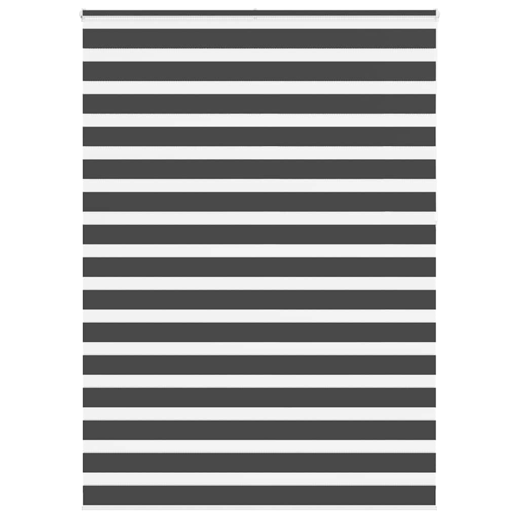 VidaXL Zebra-Rollo 160x230 cm Stoffbreite 155,9 cm Schwarz