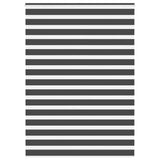 VidaXL Zebra-Rollo 160x230 cm Stoffbreite 155,9 cm Schwarz
