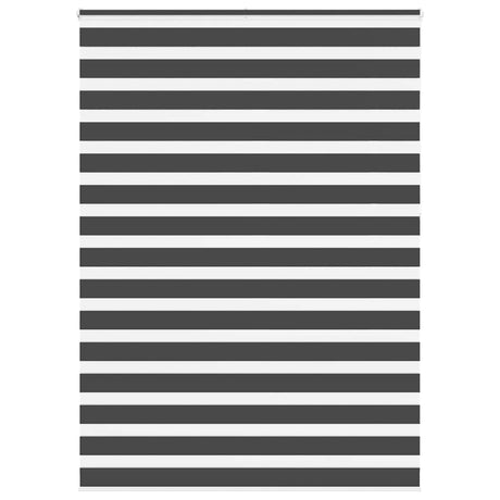 VidaXL Zebra-Rollo 165x230 cm Stoffbreite 160,9 cm Schwarz