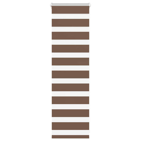 Vidaxx Zebra-Rollo 40x100 cm Stoffbreite 35,9 cm Polyester braun