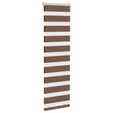 Vidaxx Zebra-Rollo 45x100 cm Stoffbreite 40,9 cm Polyester braun