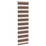Vidaxx Zebra-Rollo 50x100 cm Stoffbreite 45,9 cm Polyester braun