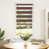 Vidaxx Zebra-Rollo 55x100 cm Stoffbreite 50,9 cm Polyester braun