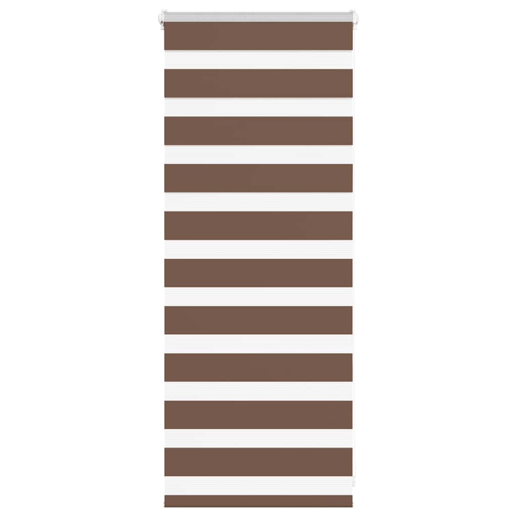 Vidaxx Zebra-Rollo 65x100 cm Stoffbreite 60,9 cm Polyester braun